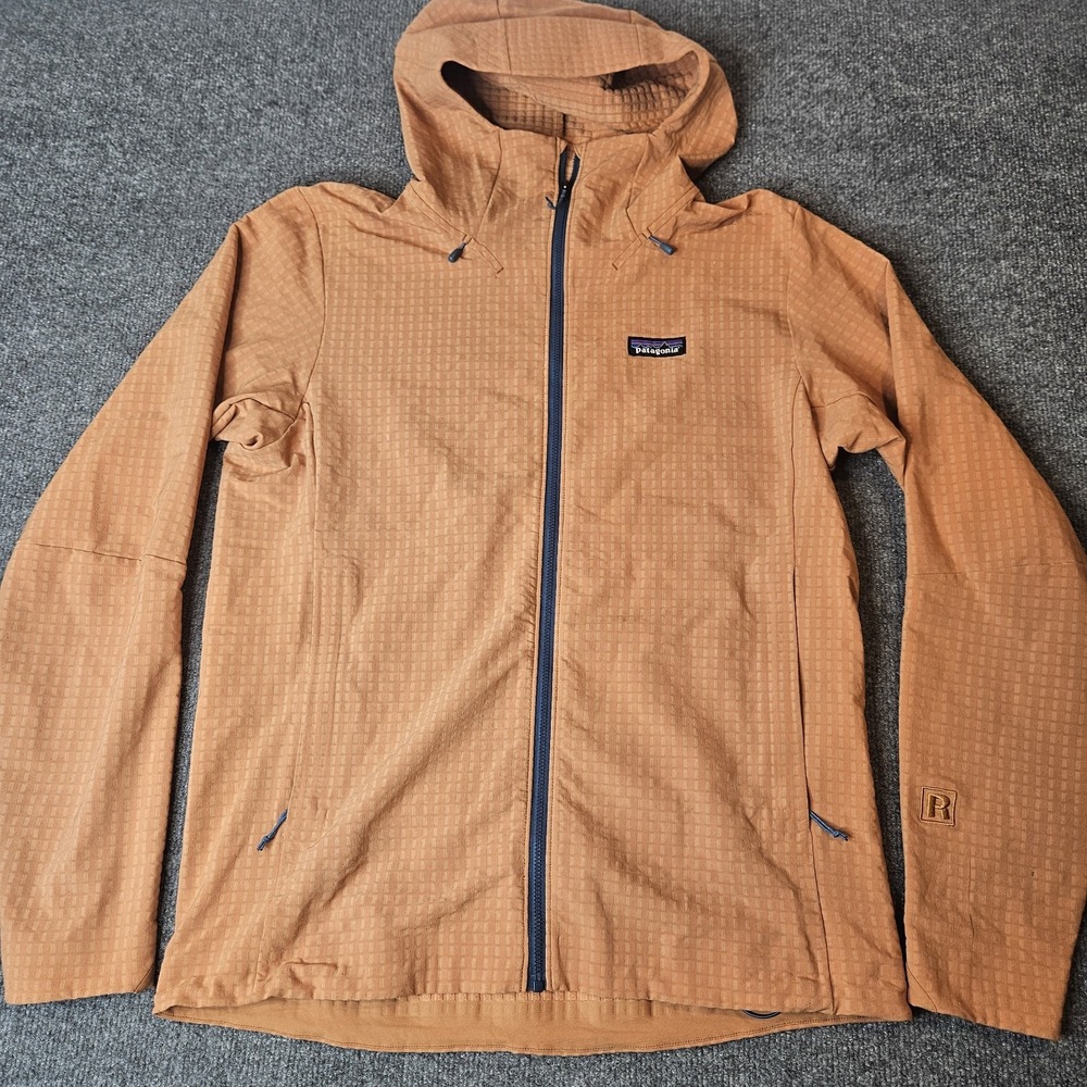 Patagonia Mens R1 Tech Face Hoodie Jacket Size Medium Weather Repellent